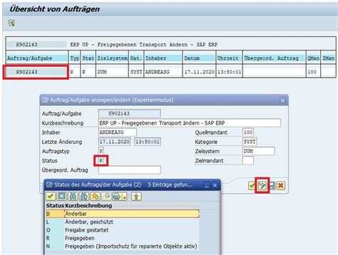 sap import aufträge.